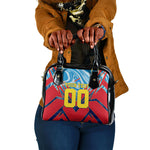Personalized DR Congo Football Leopard Victory Shoulder Handbag Congolese Soccer Comic Style