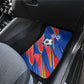 Personalized DR Congo Football Leopard GOAL Car Mats Congolese Football Champion - Dynamic Halftone Soccer Style