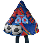 Personalized DR Congo Football Leopard GOAL Cloak Congolese Football Champion - Dynamic Halftone Soccer Style