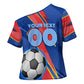 Personalized DR Congo Football Leopard GOAL Cross Shoulder Shirt Congolese Football Champion - Dynamic Halftone Soccer Style