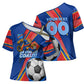 Personalized DR Congo Football Leopard GOAL Cross Shoulder Shirt Congolese Football Champion - Dynamic Halftone Soccer Style