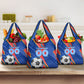 Personalized DR Congo Football Leopard GOAL Grocery Bag Congolese Football Champion - Dynamic Halftone Soccer Style