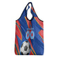 Personalized DR Congo Football Leopard GOAL Grocery Bag Congolese Football Champion - Dynamic Halftone Soccer Style