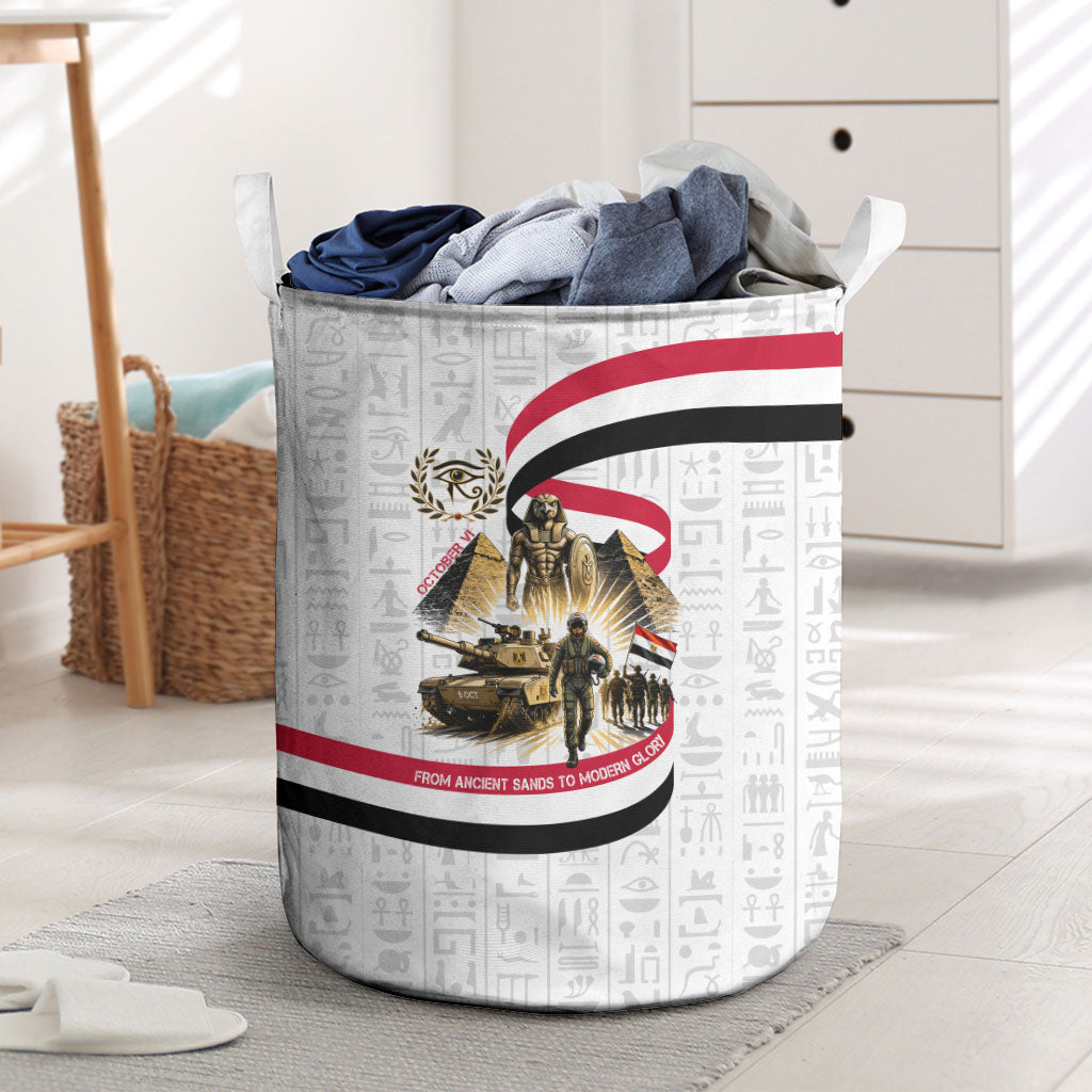 Egyptian Armed Forces Laundry Basket Military Pharaoh Pyramids Egyptian Hieroglyphs