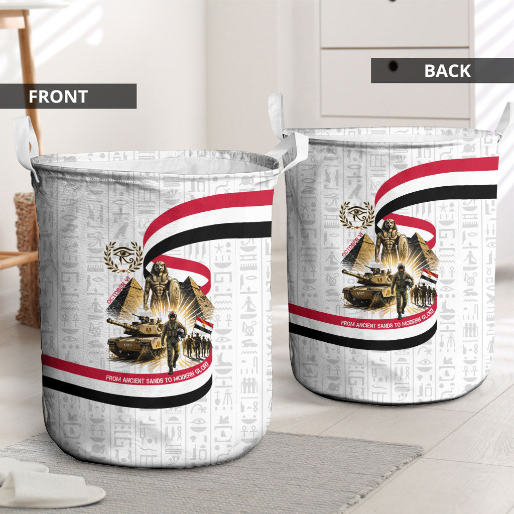 Egyptian Armed Forces Laundry Basket Military Pharaoh Pyramids Egyptian Hieroglyphs