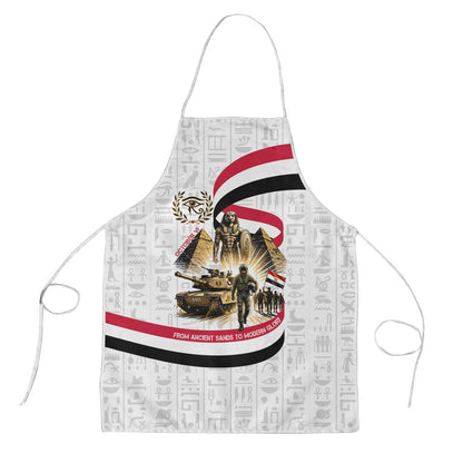 Egyptian Armed Forces Apron Military Pharaoh Pyramids Egyptian Hieroglyphs