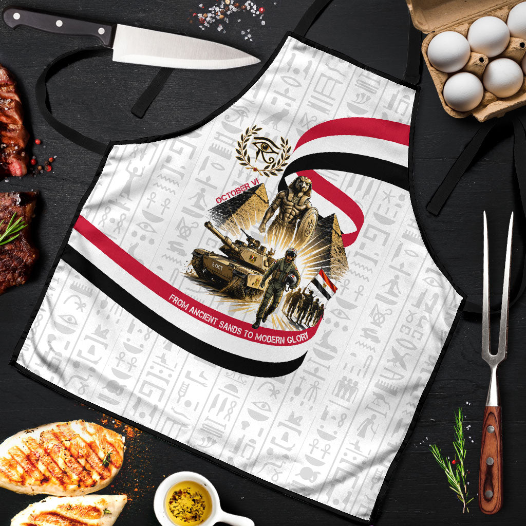 Egyptian Armed Forces Apron Military Pharaoh Pyramids Egyptian Hieroglyphs