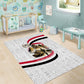 Egyptian Armed Forces Area Rug Military Pharaoh Pyramids Egyptian Hieroglyphs