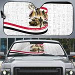 Egyptian Armed Forces Auto Sun Shade Military Pharaoh Pyramids Egyptian Hieroglyphs