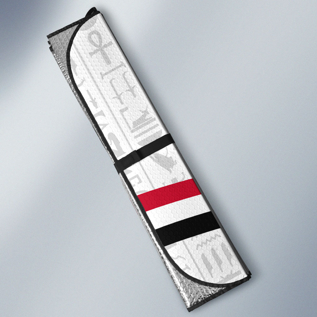 Egyptian Armed Forces Auto Sun Shade Military Pharaoh Pyramids Egyptian Hieroglyphs