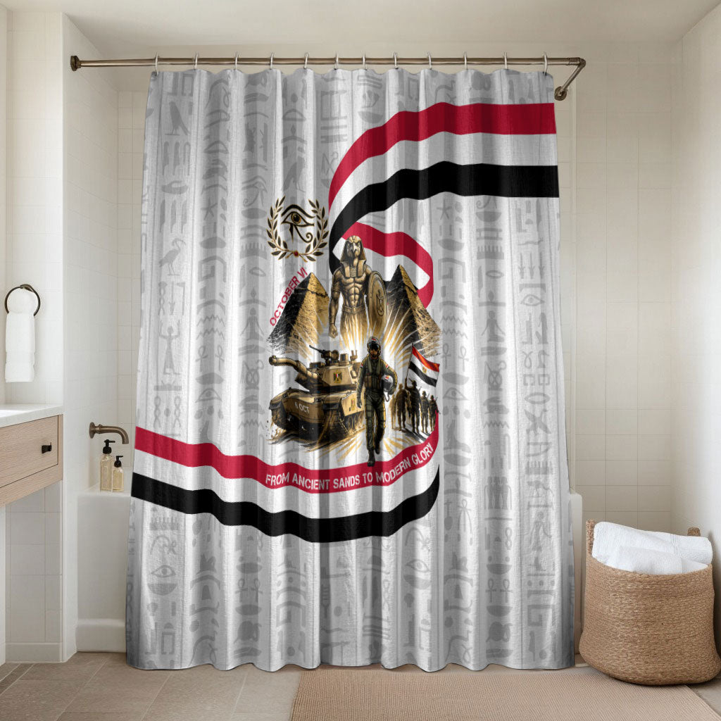 Egyptian Armed Forces Bathroom Set Military Pharaoh Pyramids Egyptian Hieroglyphs