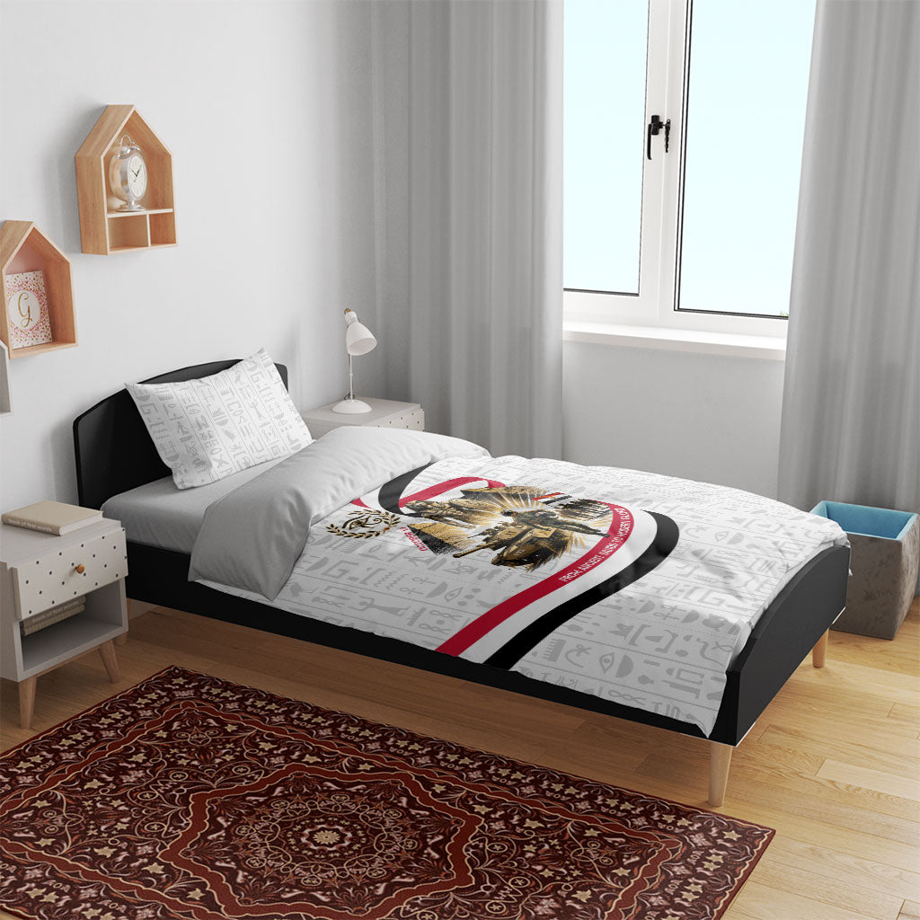 Egyptian Armed Forces Bedding Set Military Pharaoh Pyramids Egyptian Hieroglyphs