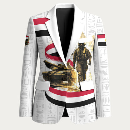 Egyptian Armed Forces Blazer Military Pharaoh Pyramids Egyptian Hieroglyphs