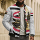 Egyptian Armed Forces Bomber Puffer Jacket Military Pharaoh Pyramids Egyptian Hieroglyphs