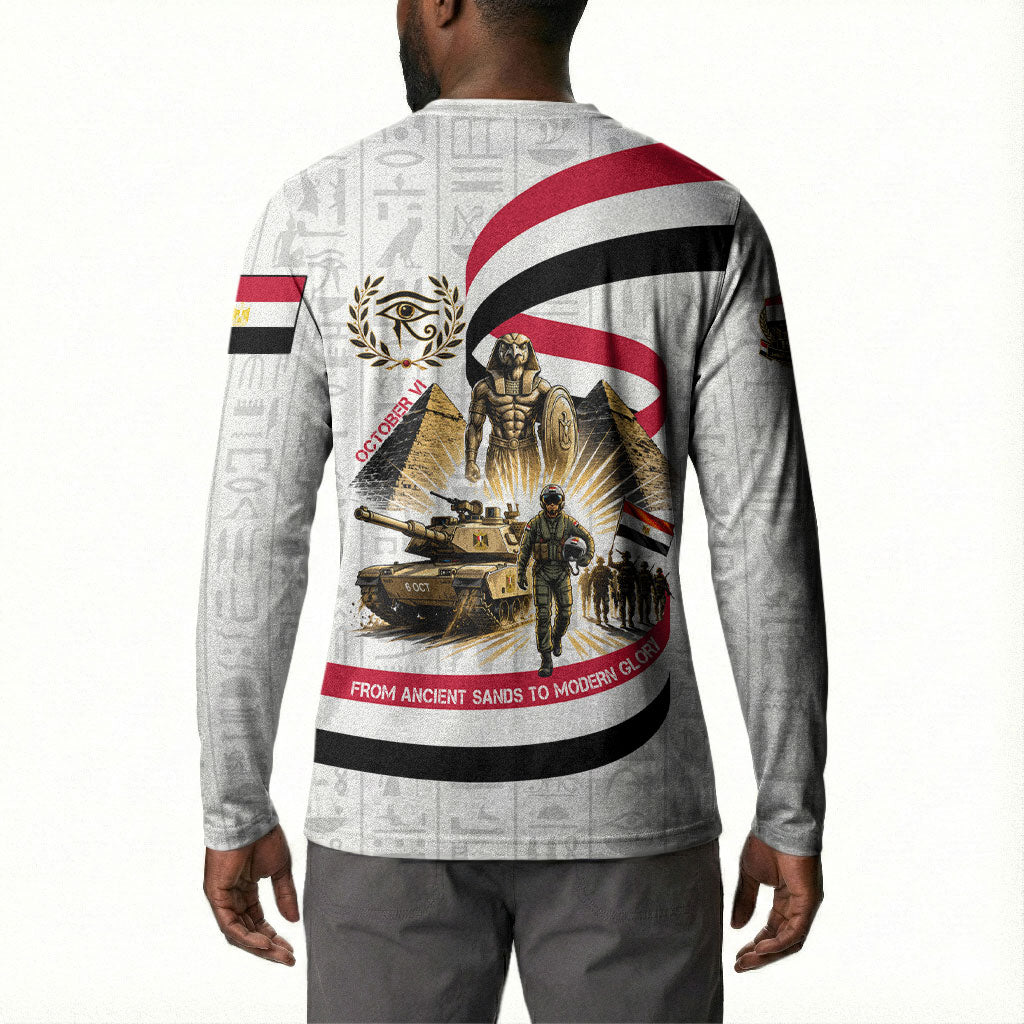 Egyptian Armed Forces Button Sweatshirt Military Pharaoh Pyramids Egyptian Hieroglyphs