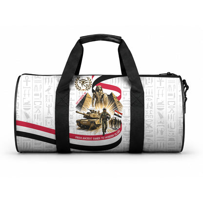 Egyptian Armed Forces Duffle Bag Military Pharaoh Pyramids Egyptian Hieroglyphs
