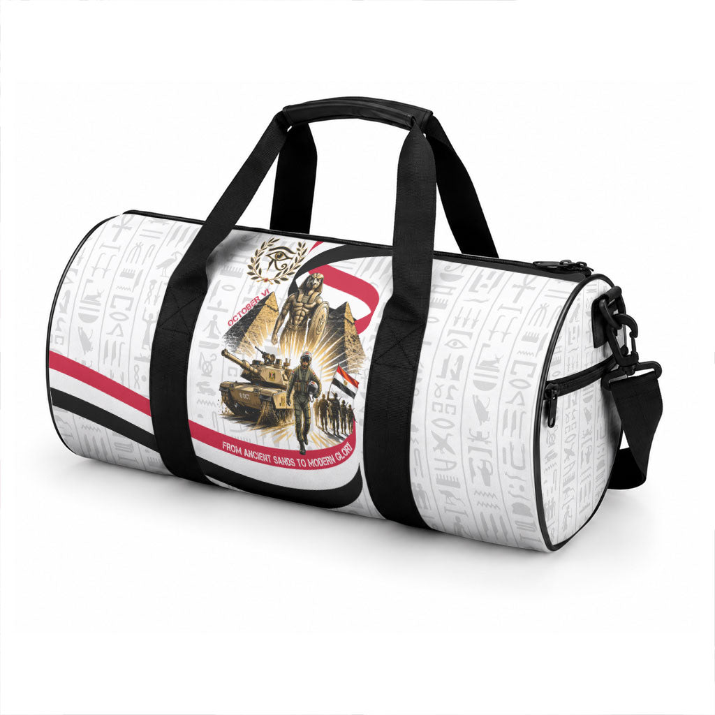 Egyptian Armed Forces Duffle Bag Military Pharaoh Pyramids Egyptian Hieroglyphs