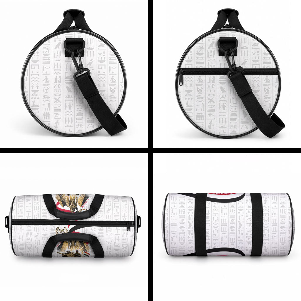 Egyptian Armed Forces Duffle Bag Military Pharaoh Pyramids Egyptian Hieroglyphs