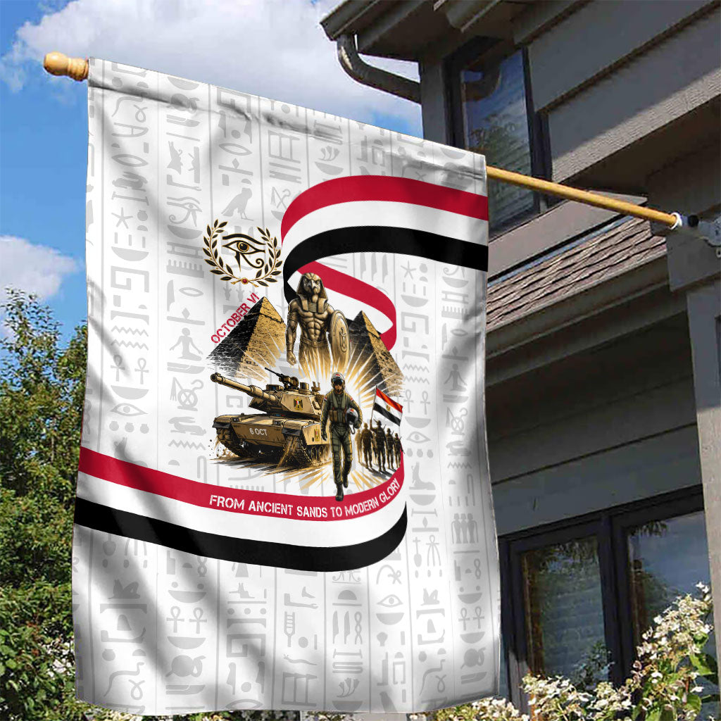 Egyptian Armed Forces Garden Flag Military Pharaoh Pyramids Egyptian Hieroglyphs
