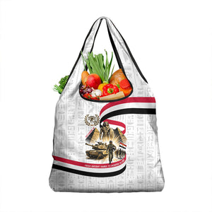 Egyptian Armed Forces Grocery Bag Military Pharaoh Pyramids Egyptian Hieroglyphs