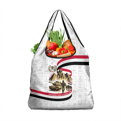 Egyptian Armed Forces Grocery Bag Military Pharaoh Pyramids Egyptian Hieroglyphs