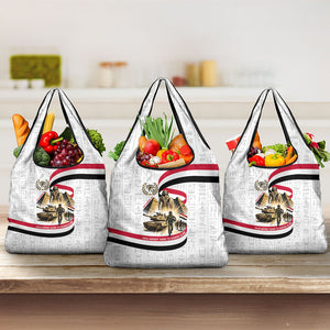Egyptian Armed Forces Grocery Bag Military Pharaoh Pyramids Egyptian Hieroglyphs