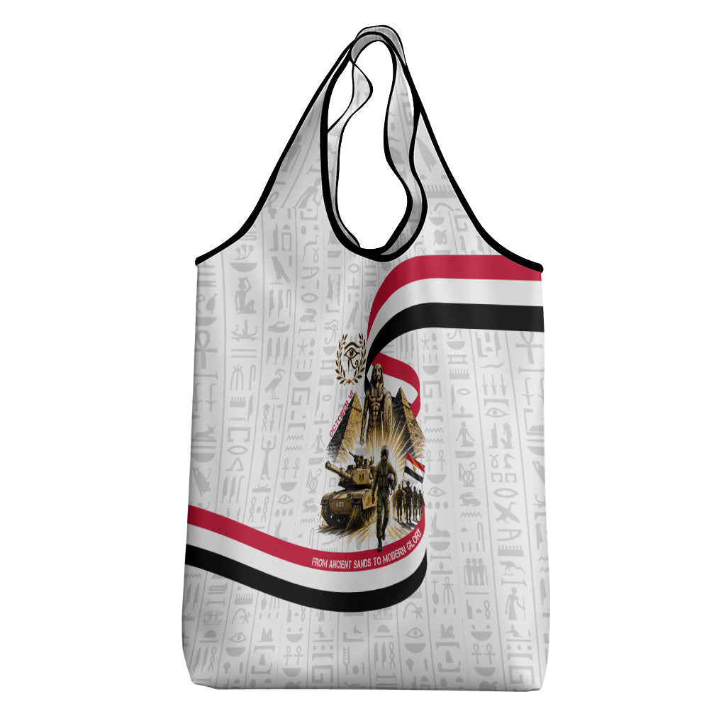 Egyptian Armed Forces Grocery Bag Military Pharaoh Pyramids Egyptian Hieroglyphs