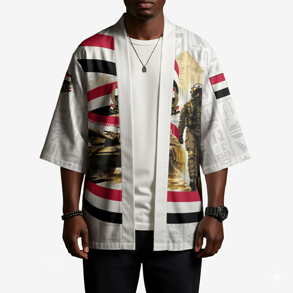 Egyptian Armed Forces Kimono Military Pharaoh Pyramids Egyptian Hieroglyphs