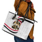 Egyptian Armed Forces Leather Tote Bag Military Pharaoh Pyramids Egyptian Hieroglyphs