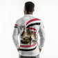 Egyptian Armed Forces Long Sleeve Polo Shirt Military Pharaoh Pyramids Egyptian Hieroglyphs