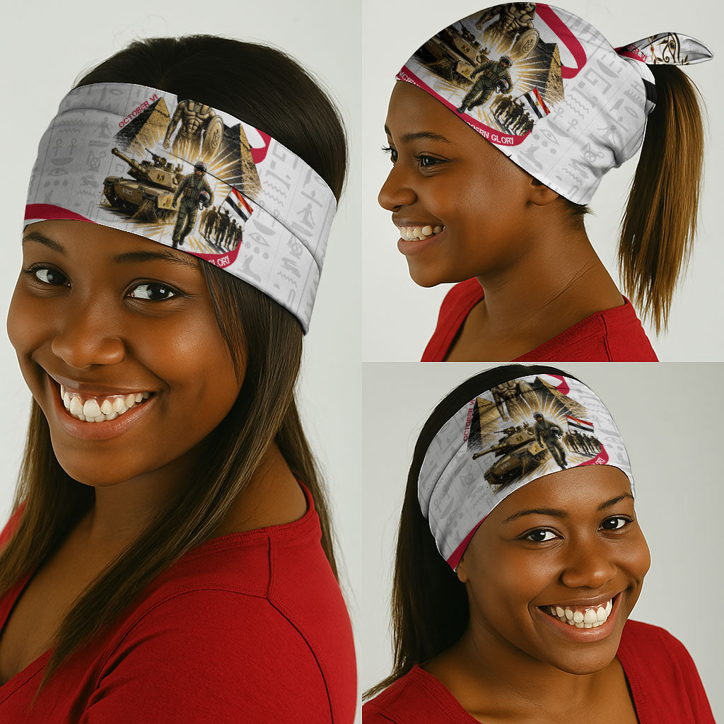 Egyptian Armed Forces Neck Gaiter Military Pharaoh Pyramids Egyptian Hieroglyphs