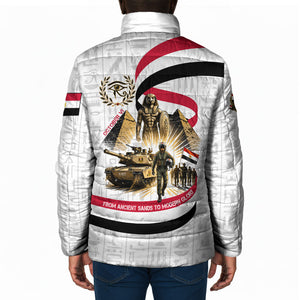 Egyptian Armed Forces Padded Jacket Military Pharaoh Pyramids Egyptian Hieroglyphs