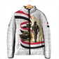 Egyptian Armed Forces Padded Jacket Military Pharaoh Pyramids Egyptian Hieroglyphs