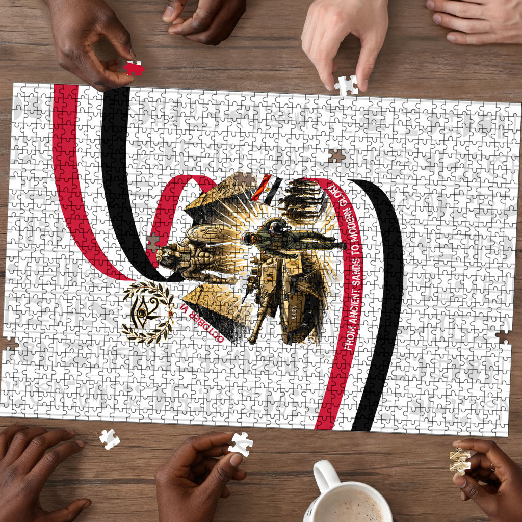 Egyptian Armed Forces Puzzle Military Pharaoh Pyramids Egyptian Hieroglyphs