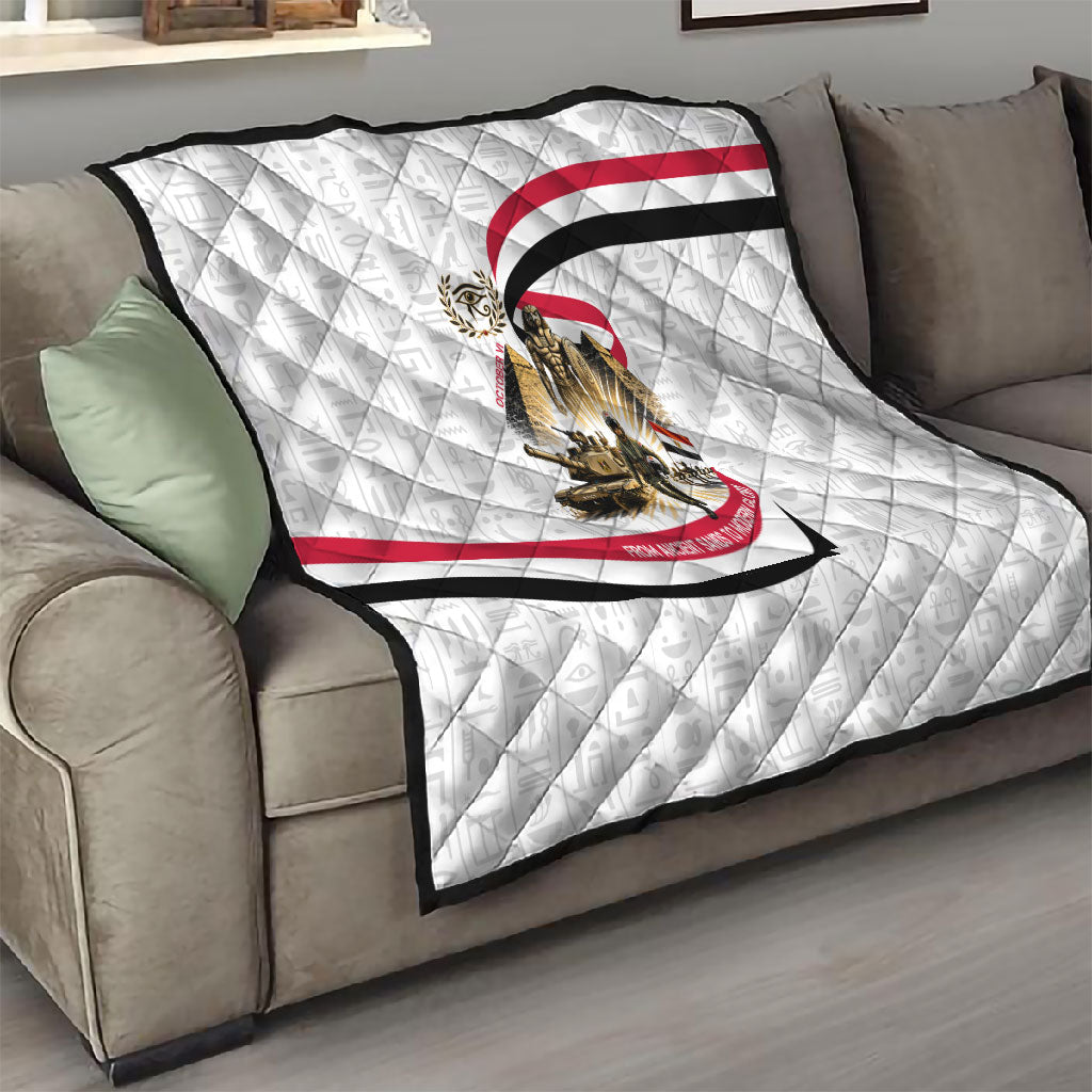 Egyptian Armed Forces Quilt Military Pharaoh Pyramids Egyptian Hieroglyphs
