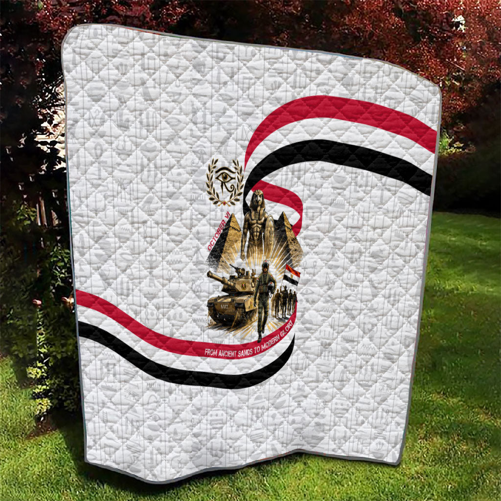 Egyptian Armed Forces Quilt Military Pharaoh Pyramids Egyptian Hieroglyphs