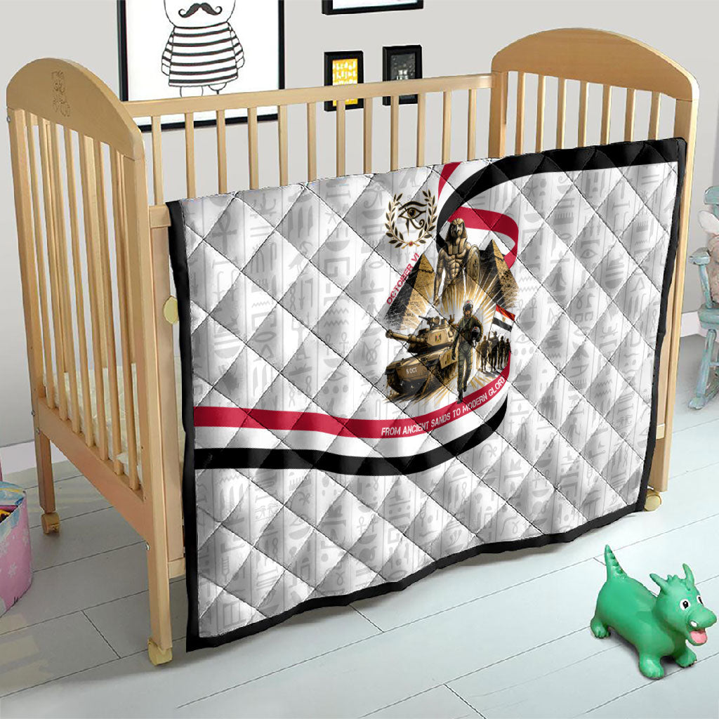 Egyptian Armed Forces Quilt Military Pharaoh Pyramids Egyptian Hieroglyphs