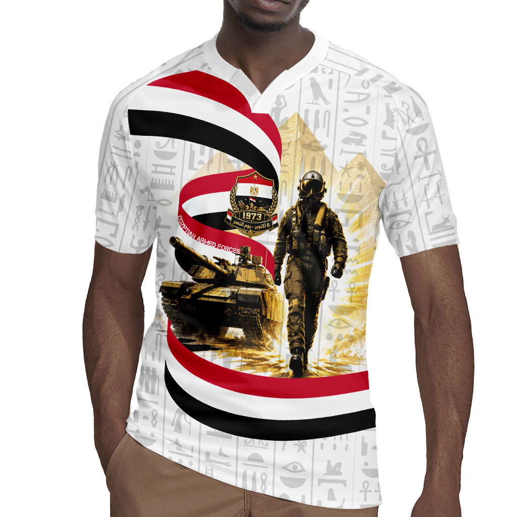 Egyptian Armed Forces Rugby Jersey Military Pharaoh Pyramids Egyptian Hieroglyphs