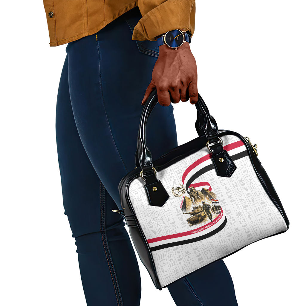 Egyptian Armed Forces Shoulder Handbag Military Pharaoh Pyramids Egyptian Hieroglyphs