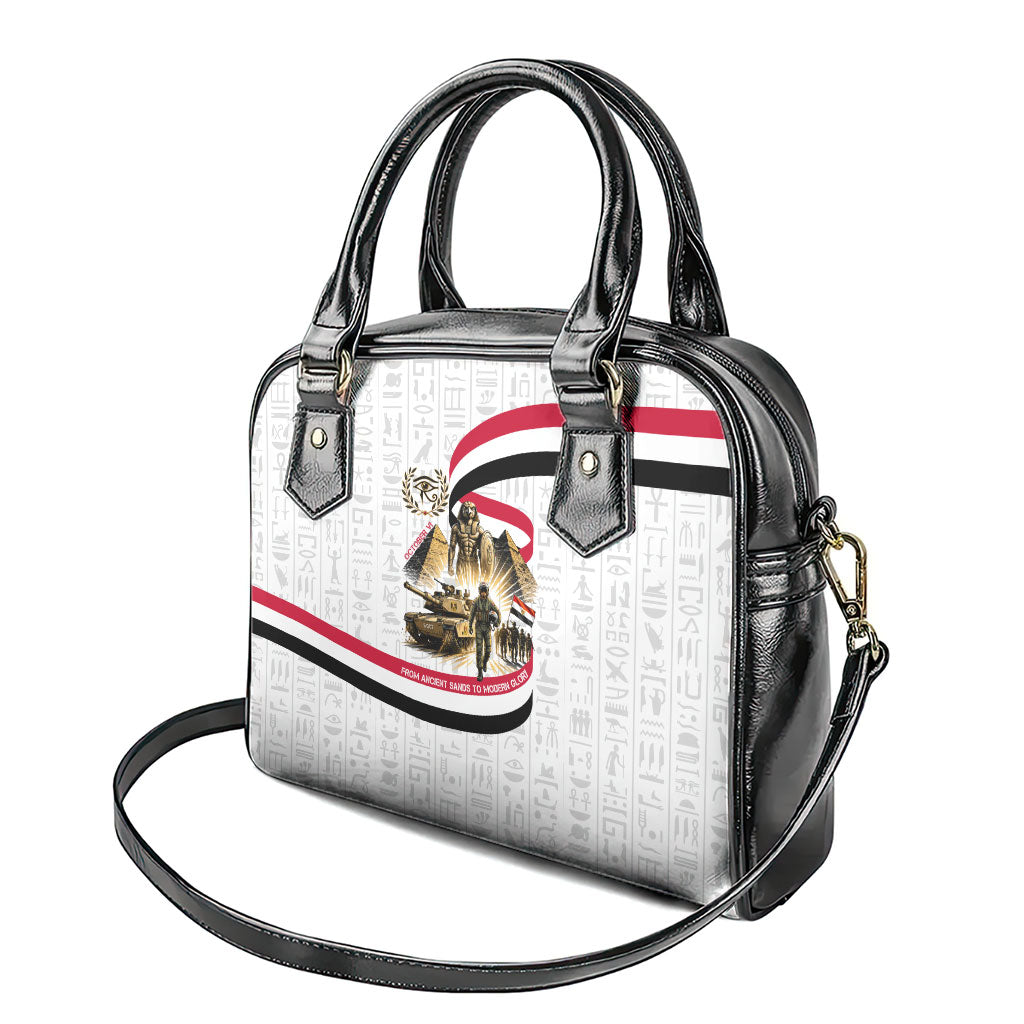 Egyptian Armed Forces Shoulder Handbag Military Pharaoh Pyramids Egyptian Hieroglyphs