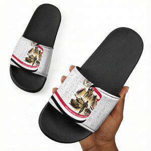 Egyptian Armed Forces Slide Sandals Military Pharaoh Pyramids Egyptian Hieroglyphs