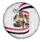 Egyptian Armed Forces Spare Tire Cover Military Pharaoh Pyramids Egyptian Hieroglyphs