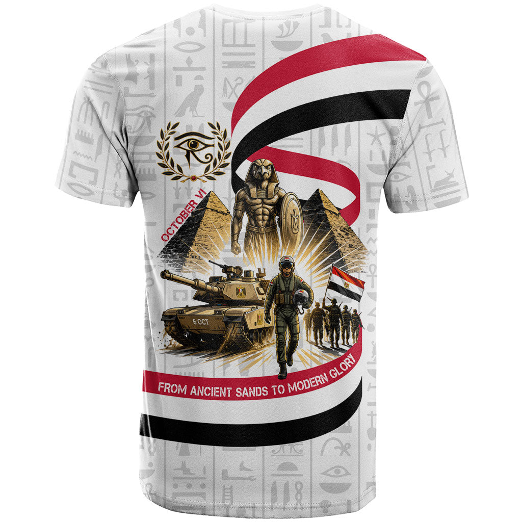 Egyptian Armed Forces T shirt Military Pharaoh Pyramids Egyptian Hieroglyphs