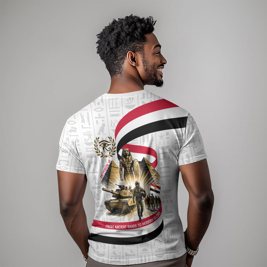 Egyptian Armed Forces T shirt Military Pharaoh Pyramids Egyptian Hieroglyphs