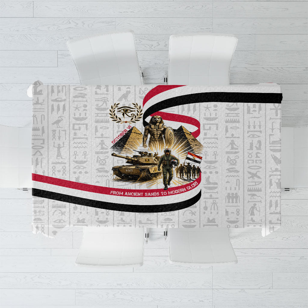 Egyptian Armed Forces Tablecloth Military Pharaoh Pyramids Egyptian Hieroglyphs