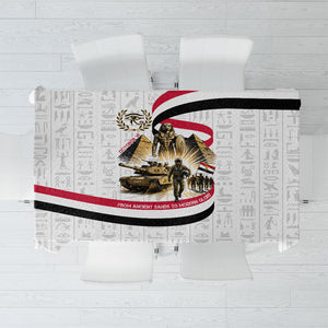 Egyptian Armed Forces Tablecloth Military Pharaoh Pyramids Egyptian Hieroglyphs