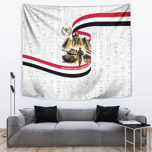 Egyptian Armed Forces Tapestry Military Pharaoh Pyramids Egyptian Hieroglyphs