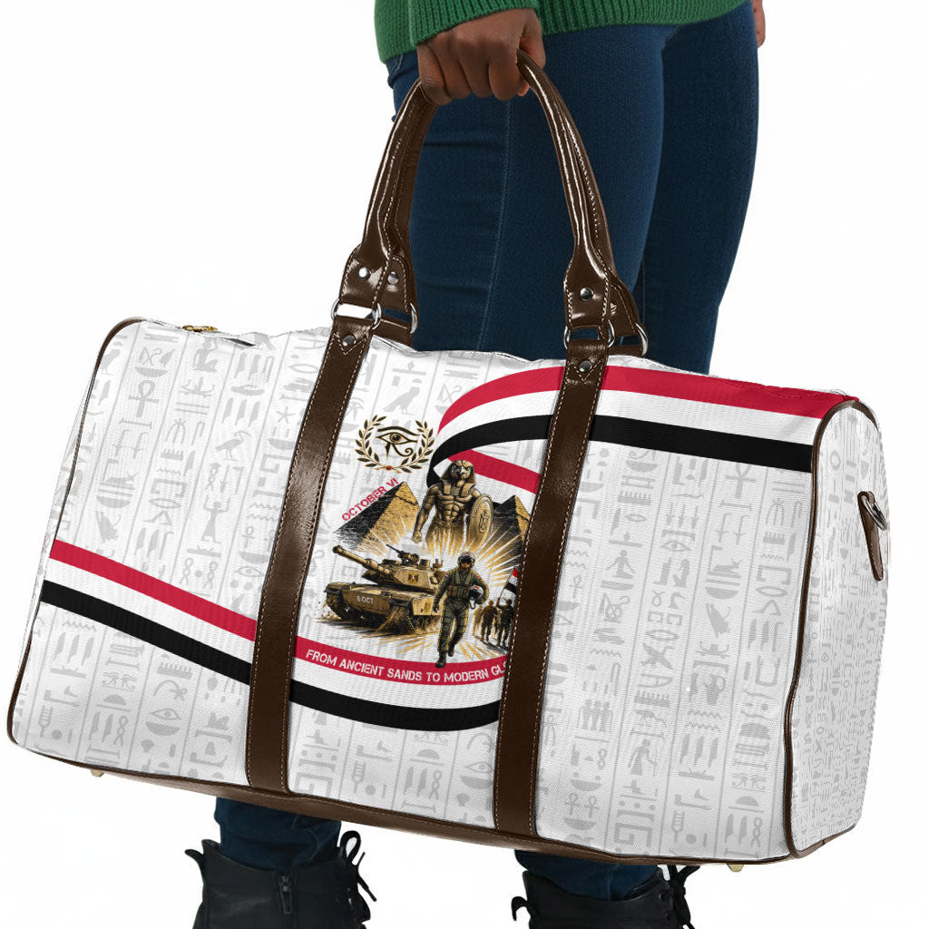 Egyptian Armed Forces Travel Bag Military Pharaoh Pyramids Egyptian Hieroglyphs