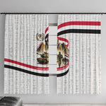 Egyptian Armed Forces Window Curtain Military Pharaoh Pyramids Egyptian Hieroglyphs