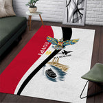 Egyptian Armed Forces Area Rug Military Flag Jet Fighter - Suez Canal - Eagle Of Saladin